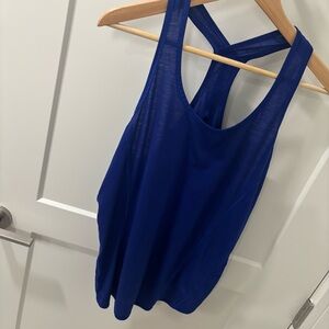 Athlet Royal Blue Racerback Tank L